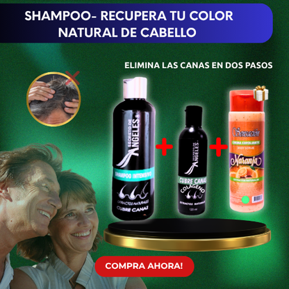 Shampoo Cubre Canas + 2 Obsequios GRATIS