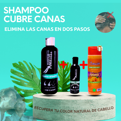Shampoo Cubre Canas + 2 Obsequios GRATIS