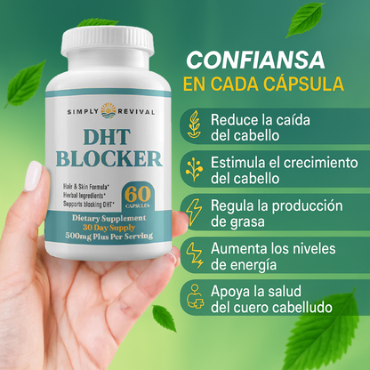 Suplemento DHT Blocker - Detiene y recupera la caída del cabello