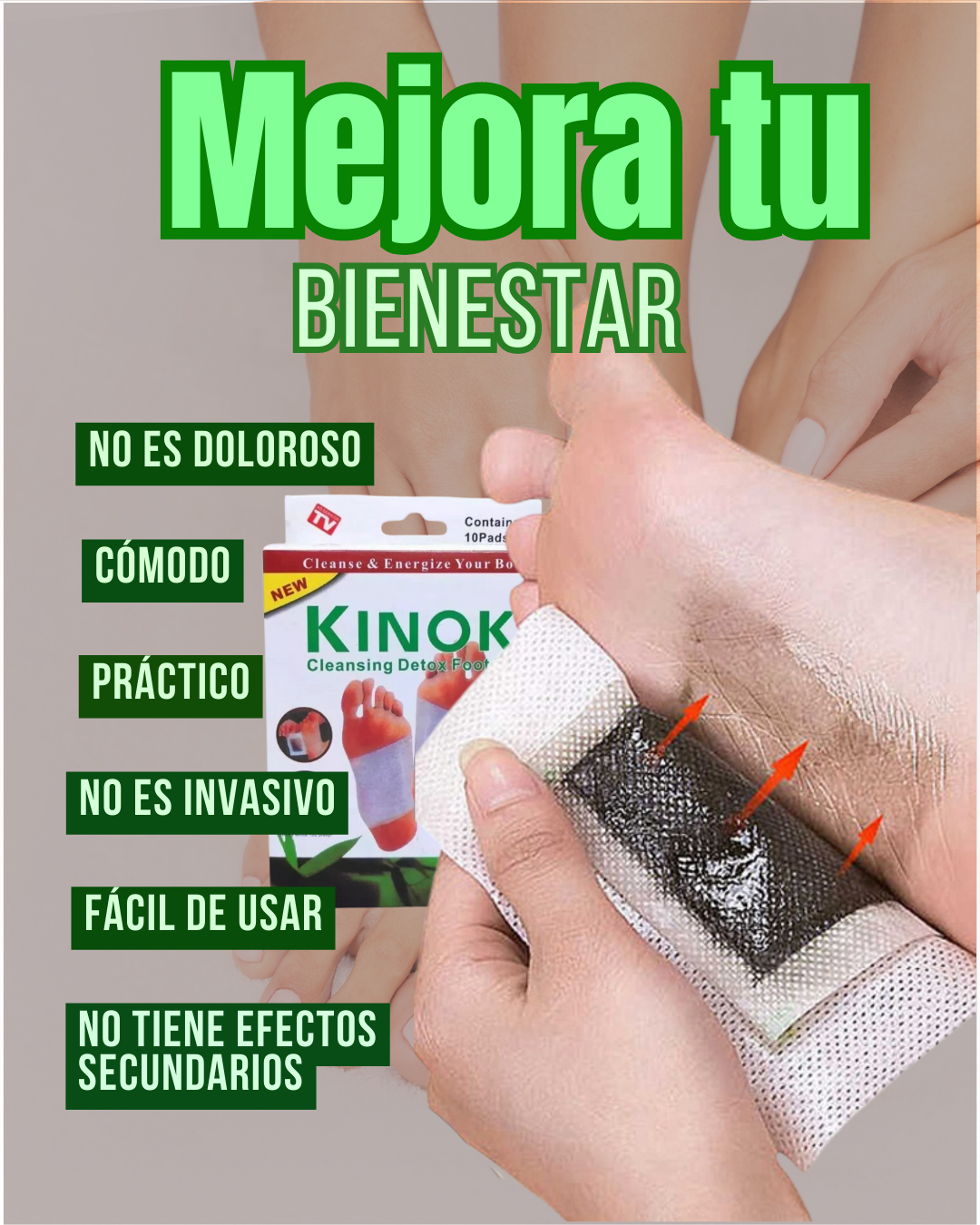 PARCHES DESINTOXICANTES KINOKI